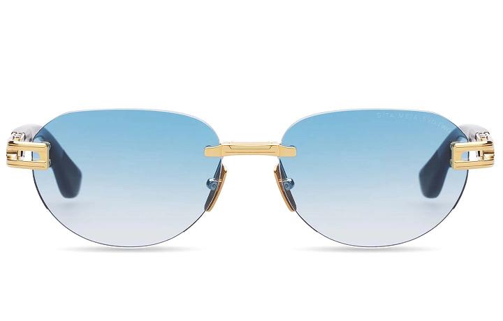 Dita Men's Meta Evo Two Sunglasses Blue Gold WQU028147 USA